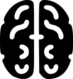 Medical Brain Outline Svg Vector, Free Vectors File